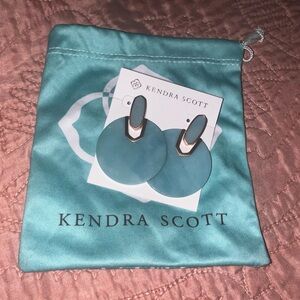 Kendra Scott Aqua Drop Earrings